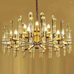 Chandeliers Luxury Crystal Chandelier Lighting Modern Lamp Chrome Gold LED Lights For Home And El