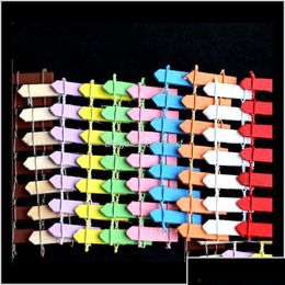 Garden Decorations Patio Lawn Gardenanimal 50 Pcs Wood Fence Palisade Miniature Fairy Home Houses Decoration Mini Otxg7