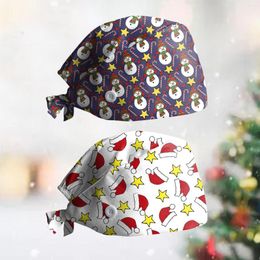 Ball Caps Yashmak Women Protection Hat Christmas Adjustable Stand-Ear Print Leisure Bow Baseball Cap Hooks For Hanging