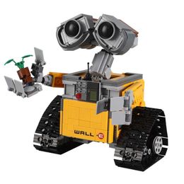 Blocks Walle Movie WALL.E Eva Robot MOC Modello DIY Building Blocks Mattoni Imposta bambole classiche Giocattoli per bambini per bambini Regalo T221101