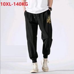 Men's Pants Spring Summer Men Big Sales Sports Sweatpants Korea Style Large Size 7XL 8XL 9XL 10XL Elasticity Home Loose Trousers