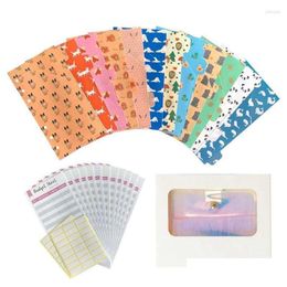 Gift Wrap Gift Wrap 12 Pack Money Envelopes For Cash Reusable Budget Budgeting Cute Dave Envelope System Wallet Drop Delivery 2022 H Dhheq