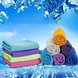 Sports cold towel fast cooling fitness running sweat absorption cooling outdoor mountaineering movement wipe towels DH974