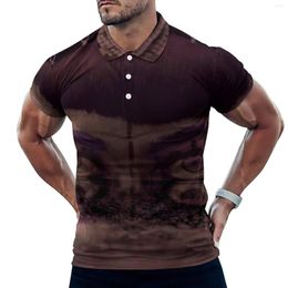 Men's Polos Jibaro Face Polo Shirt Love Death Robots Casual Trendy T-Shirts Men Short-Sleeve Turn-Down Collar Design Oversized Clothes