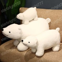 30/50cm Cartoon Simulation White Polar Bear Plush Toy Stuffed Animals Doll Sofa Room Decoration Children Birthday Gift