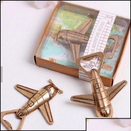 Openers Kitchen Tools Dining Bar Home Garden Airplane Bottle Opener Plane Shaped Beer Wedding Party Favor Gift Giveaw Otnnp