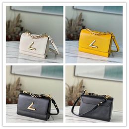 Designer Luxury Twist MM Shoulder Bag M50282 M50332 M50280 Leather Black Beige Shoulder Bag 7A Best Quality