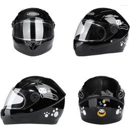 Motorcycle Helmets Helmet For Children Motorbike Full Electric Moped Boys Girls Kids Childs 5 Colors