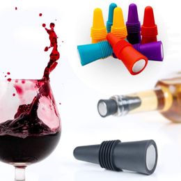 Bar Products Household red wine stopper with stainless steel bottom sealed and fresh-keeping silicone bottle stopper LK353