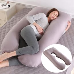 Maternity Pillows Full Body Nursing Pregnancy Pillow U-Shaped For Sleeping With Removable Cotton Cover 221101