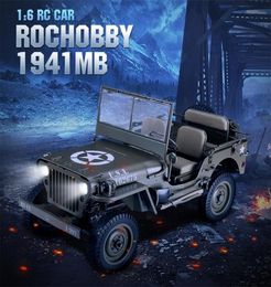 In magazzino Rochobby RC Car 16 2 1941 MB Scaler Radio Control Auto Modelli di veicoli impermeabili RC Crawler senza batteria LJ2012099883856