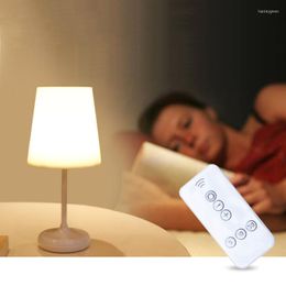 Table Lamps LED Lamp Reading Eye Protection Desk Touch Dimmable Timer USB Charging With Remote Control For Lighting Night Lights