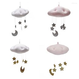 Stroller Parts L21F Hanging 3D Cloud Shape Wedding Ornament Room Decor Po Props Art Stage DIY Party Decorations For Baby Gift