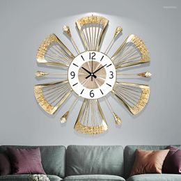 Wall Clocks Home Dining Room Decoration Clock Fashion Modern Light Luxury Art Nordic Design