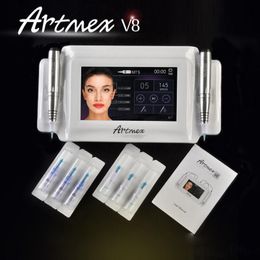 Artmex V8 Tattoo Permanent Makeup Machine Eyebrow Make Up&Lip Rotary Permanent Pen