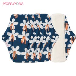 Other Maternity Supplies Mora Mona 5pcs Women Reusable Cloth Pads Sanitary Napkins Waterproof Bamboo Menstrual Washable Absorbent 221101