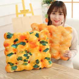 40cm Simulation Cookies Plush Pillow Soft Cartoon Fast Food Biscuit Stuffed Doll Sofa Chair Cushion Gifts