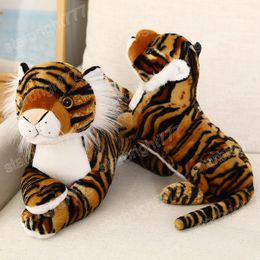 30/40/50cm Lifelike Tiger Plush Toys Cute Simulation Dolls Stuffed Soft Real Like Animal Toys Child Kids Decor Birthday Gift