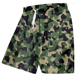 Men's Shorts OGKB Fashion Camouflage 3D Print For Men Casual Sports Sweatpants Military Knee Length Summer Pants Homme