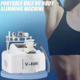 Portable Vela Bod Shape Slimming Beauty Equipment Cavitation RF Vacuum Roller System Fat Removal Loss Weight 5 in 1 Sculpting Machine Face lift