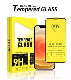 Full Cover Screen Protectors Glass For iPhone 15 Pro Max 12 13 14 Min 8 7 6 Plus XR XS Clear 9H Tempered Glass Film