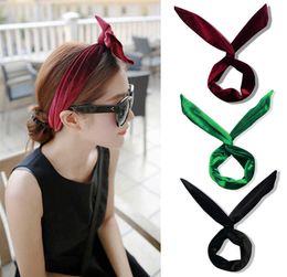 Yoga Hair Bands Fluwen Yoga Rabbit Ears Headband Women Girls Hair Head Band Wrap Accessories For Women Sports Headband Headwear Headbands L221027