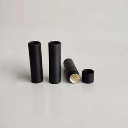 Lip Packaging Jar Balm Paper Tubes Jar Kraft Cardboard Wax Cosmetic Papers Tubes Gloss Container