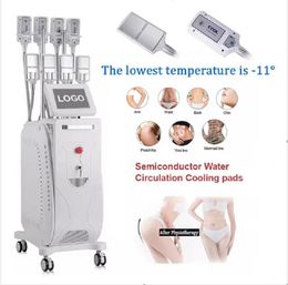 SPA use Vertical slimming EMS freezen fat reduce Cryo 8 Plates Cooling Pads Cellulite Reduction Cold Body Sculpting Slimming Machine Salon