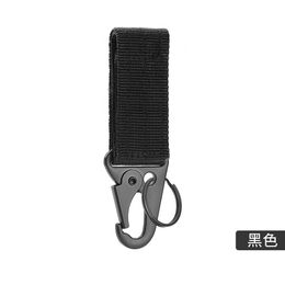 Gadget da esterno Accessori per portachiavi da alpinismo tattico Cintura multifunzione Cintura in nylon Gancio aquilino