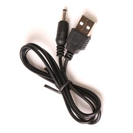 Longueur de 60 cm USB 2.0 Un mâle à 3,5x1,35 mm Câble de convertisseur d'alimentation 3,5 mm Jack de canon à rechange 5V Cord d'alimentation CC