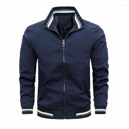 Men's Jackets Slim Fit Autumn Mens Bomber Casual Man Outwear Fleece Thick Warm Windbreaker Jacket Men Military Baseball Coats Clothing