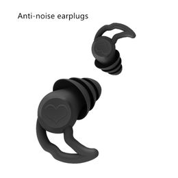 1Pair Soft Silicone Earplugs Noise Reduction Ear Plugs for Travel Study Sleep Waterproof Hear Safety Anti-noise Ear Protector