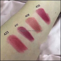 Lipstick Top Quality Brand M Love Me Lipstick 4 Matte Colors Metal Tube Rouge A Levres Drop Delivery 2022 Health Beauty Makeup Lips Dhznc