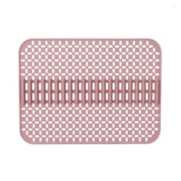 Table Mats Hollow Silicone Pad Kitchen Sink Protector Heat Resistant Plate Dish Drying Mat