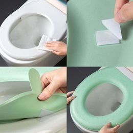 Toilet Seat Covers Washable Silicone Waterproof Household Pad Bathroom Accessories Cover Cushion