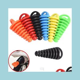 Muffler 10X 6 Colours Motorcycle Exhaust Muffler Pipe Motocross Tailpipe Airbleeder Plug Silencer Wash Protector Drop Delivery 2022 M Dheyh
