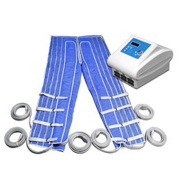 Full Body Massage Slimming Whole Body Relax Professional Weight Loss Presoterapia Lymphatic 24 Bags Air Pressure High Waist Physiotherapy Blue Pants