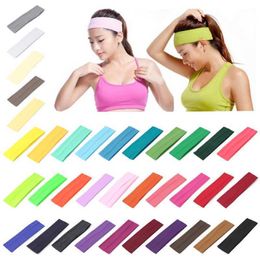 Yoga Hair Bands 35 Klren Option Sports Headband Elastic Wide Bnd Cotton Yoga Oening Women Sweat Band Headband Hot Selling L221027