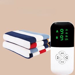 Intelligent Electric Blanket Double Body Warm Soft Plush Electric Heated Blankets