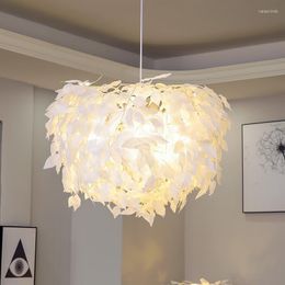 Pendant Lamps Art Decor Led Lights 100cm Hanging Wire Stylish Gold White For Living Room Bedroom El Hall Study Interior Lighting