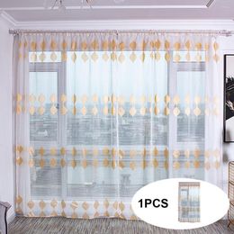 Curtain Thermal Insulated Curtains Window Tulle Trees Voile Fabric Drape Sheer Home Textiles Teal Floral Shower