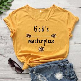 Gods Masterpiece Spiritual Faith Spirituality T Shirts Christ Jesus Religion