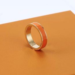 designer titanium steel band rings fashion Jewellery men's simple ring glue black white red ladies gift designer for women luxury gifts jewlery