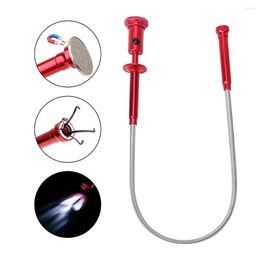 Professional Hand Tool Sets NICEYARD Flexible Pick Up Magnet 4 Claw LED Light Magnetic Long Spring Grip Sewer Cleaning Pickup