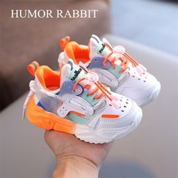 Spor ayakkabı sonbahar kız bebek erkekler rahat ayakkabı yumuşak dip kaymaz nefes alabilen açık moda çocuklar çocuklar spor ayakkabıları 221102