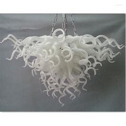 Chandeliers Warm White Lamps Blown Glass Chandelier Lightings Top Table Centerpieces