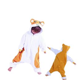 Pyjamas zipper kids dessin anon hamster cosplay greno pyjama enfants bébé animal halloween sommiers filles raconon kigurumi t221031