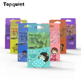 10/30PCS TOPQUIET Anti Noise Proof Earplug Ear Plugs for Sleeping Soft PU Reduction Earplugs Sound Canceling