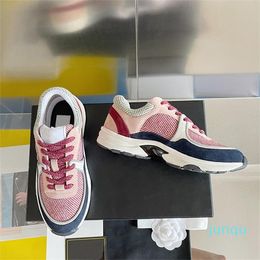 2022ss new ladies stitching casual sports luxury shoes fashion trend all-match non-slip breathable outdoor Vulcanised Designer sneakers SIZE 35-45 011