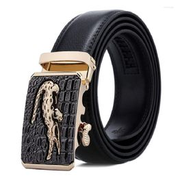 Belts Men High Quality Genuine Leather Belt Luxury Designer Cowskin Fashion Strap Male For Man AL004